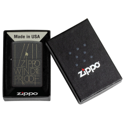 66001 Line Art Zippo Design