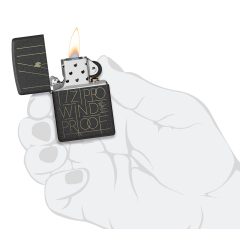 66001 Line Art Zippo Design