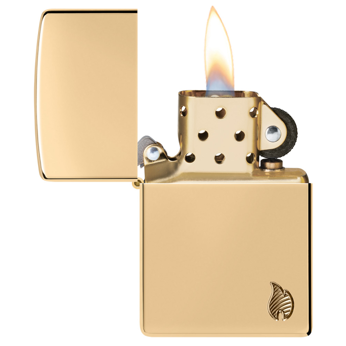 24016 Armor® High Polish Brass Flame Design