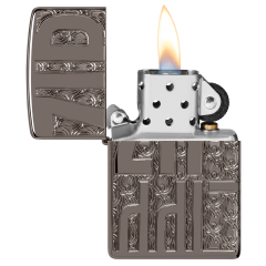 25665 Reverse Carve Zippo Design