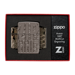 25665 Reverse Carve Zippo Design