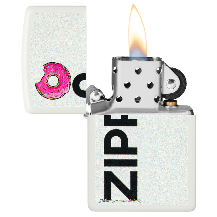 66017 Frosted Zippo Design