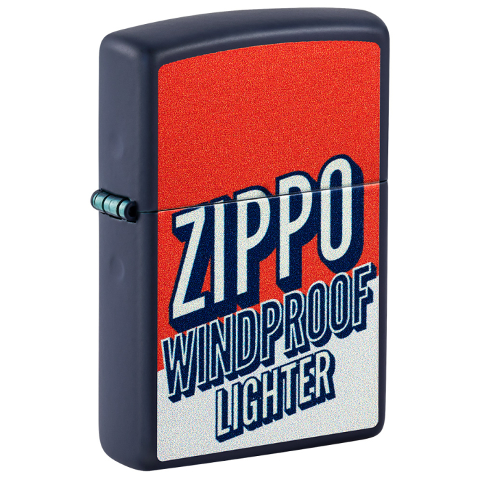 66023 Color Block Zippo Design