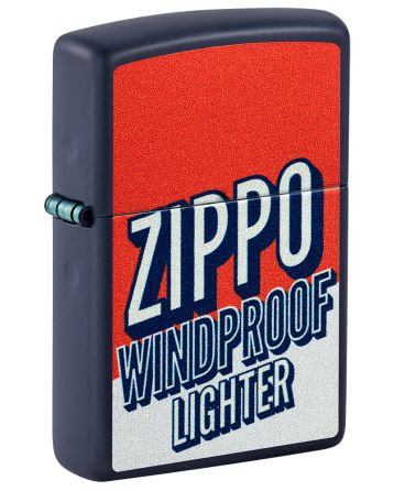 66023 Color Block Zippo Design