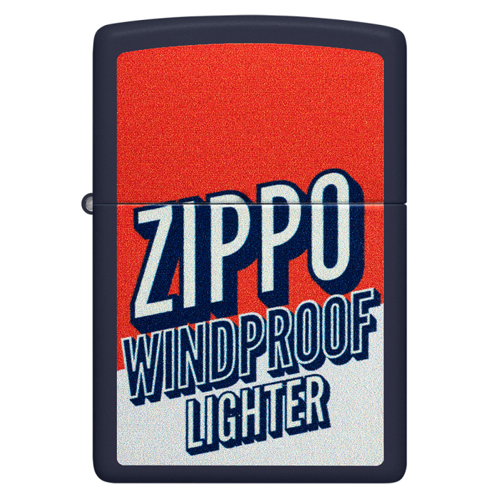 66023 Color Block Zippo Design