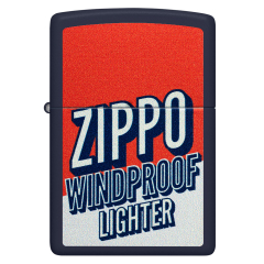 66023 Color Block Zippo Design