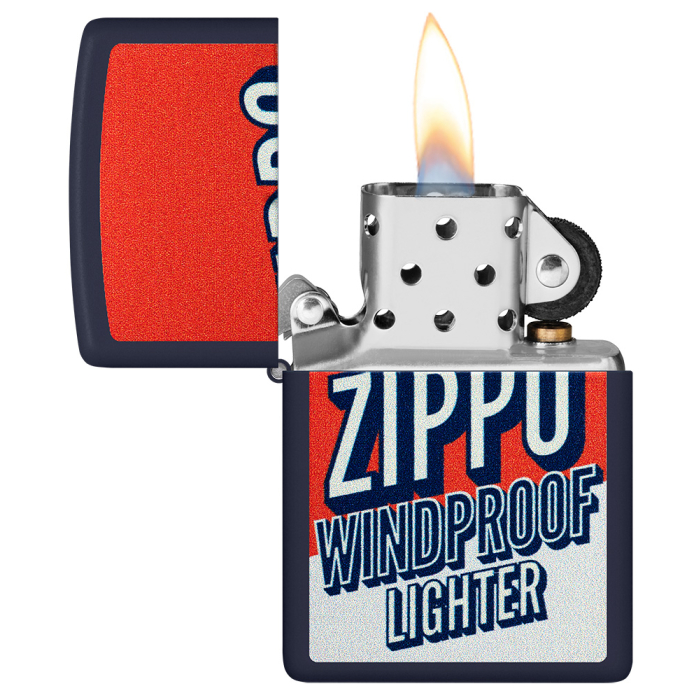 66023 Color Block Zippo Design