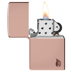 66044 Armor® High Polish Rose Gold Flame Design