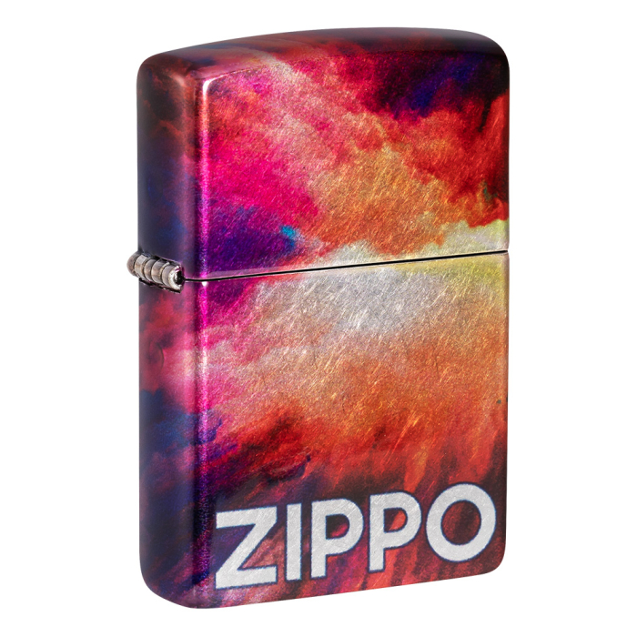 66063 Tie Dye Zippo Design