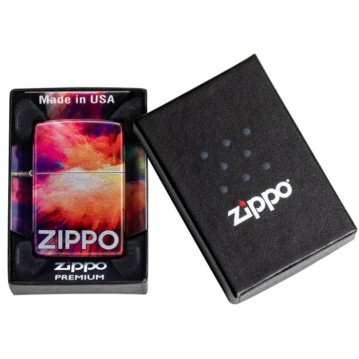 66063 Tie Dye Zippo Design