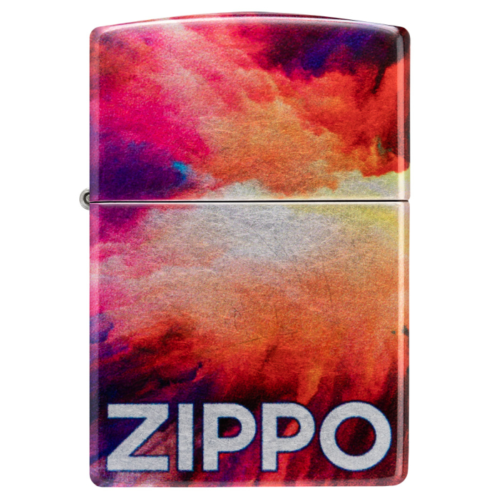 66063 Tie Dye Zippo Design