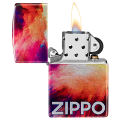 66063 Tie Dye Zippo Design